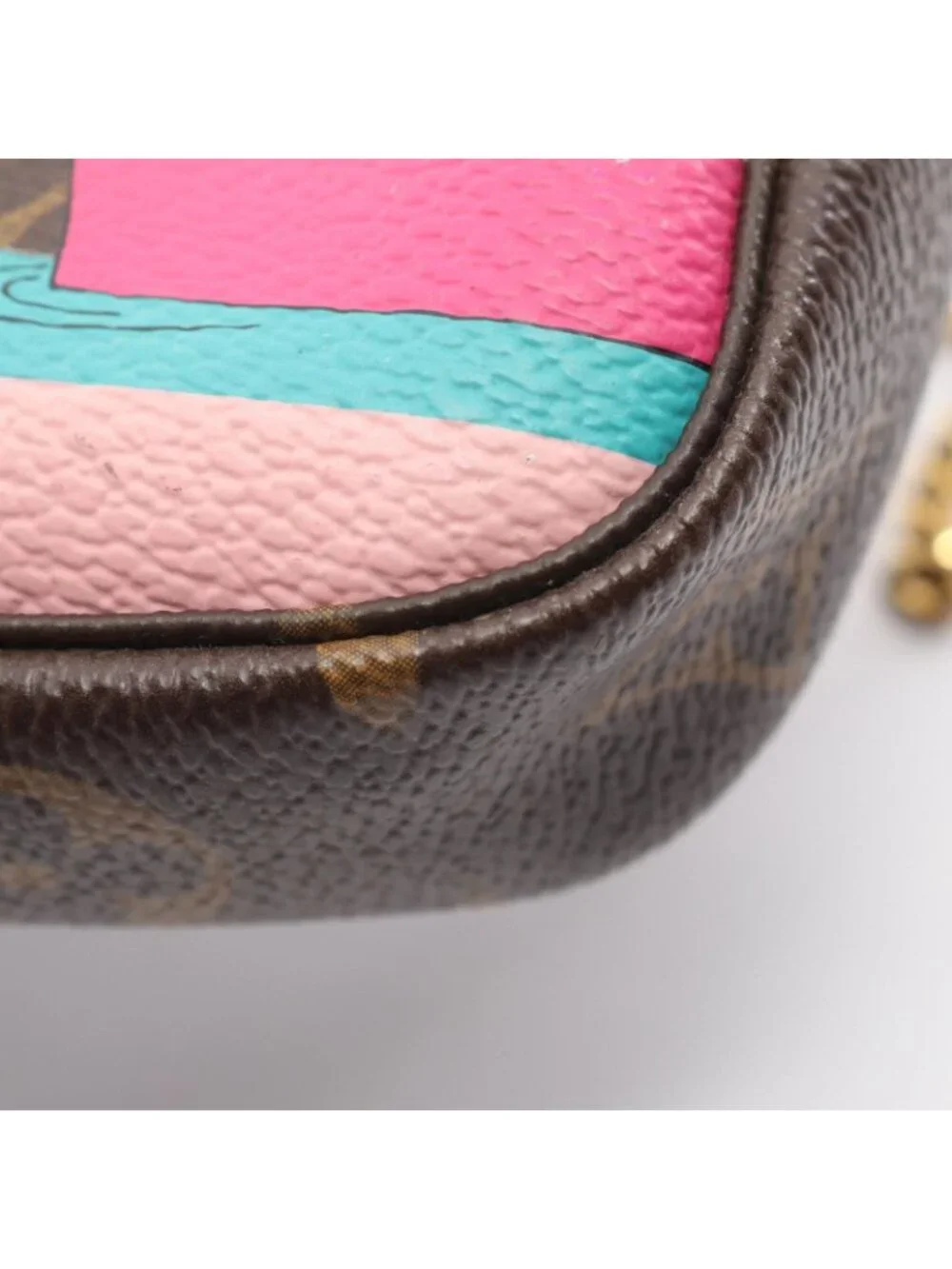 Louis Vuitton Handbag Mini Pochette Accessoires Monogram Illustre